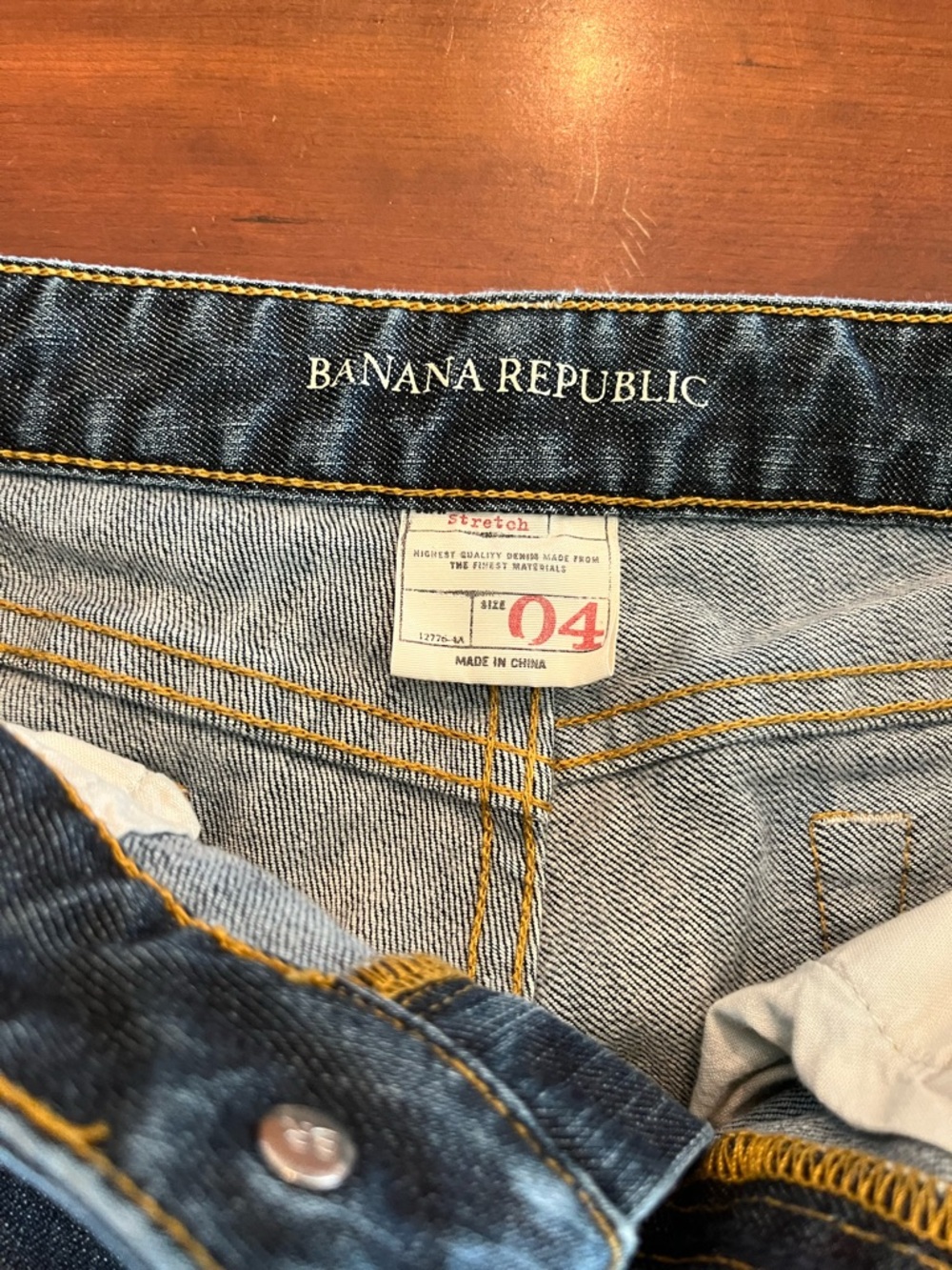 Banana Republic Boot Cut Jeans Stretch Women’s Size 4 - Picture 3 of 13